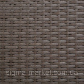Комплект поліртанових садових меблів Спарта 3 + 1 коричневий Матеріал, що викори. . фото 6