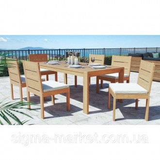 Садові меблі Astro-L Набір ASTRO XL — це дуже практичний і просторий стіл із цік. . фото 2