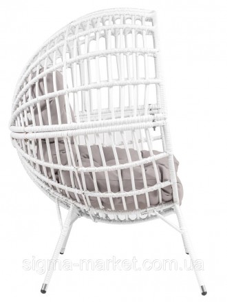 Садове крісло di Volio Arancia біло-сірийХочете вирушити в майбутнє або далекі г. . фото 5
