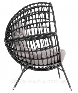 Садове крісло di Volio Arancia чорно-сірийХочете вирушити в майбутнє або далекі . . фото 4