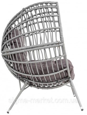 Садове крісло di Volio Arancia сіро-графітовийХочете вирушити в майбутнє або дал. . фото 6
