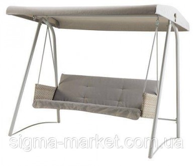  
3-місна. Сталева основа, зйомна подушка для сидіння вис. 6 см, підлокітники з . . фото 2
