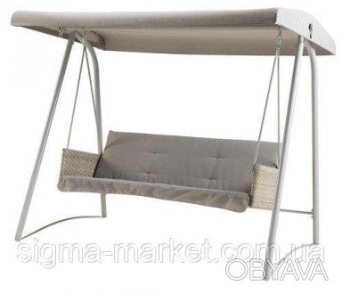 
3-місна. Сталева основа, зйомна подушка для сидіння вис. 6 см, підлокітники з . . фото 1