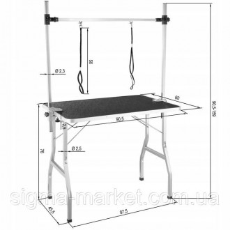  
Опис
Складний тримерний стіл для стрижки тримера, зі стрілою та двома шнурками. . фото 4