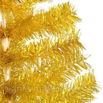 Опис
Ця блискуча золота штучна ялинка стане центром ваших новорічних прикрас, ст. . фото 3