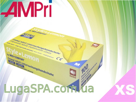 Перчатки нитриловые без пудры STYLE COLOR LEMON, AMPri. Киев. фото 1 Перчатки нитриловые без пудры STYLE COLOR LEMON, AMPri. Киев. фото 1