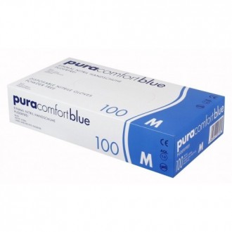 Перчатки нитриловые Pura Comfort Blue AMPri. Киев. фото 1 Перчатки нитриловые Pura Comfort Blue AMPri. Киев. фото 1