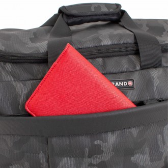 Водозахищена сумка-трансформер Swissbrand Boxter Duffle Bag 46 дозволяє збільшит. . фото 3