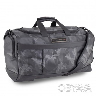 Водозахищена сумка-трансформер Swissbrand Boxter Duffle Bag 46 дозволяє збільшит. . фото 1