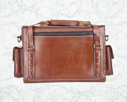 Мужская кожаная сумка для путешествий EXPLORER в винтажном стиле (с патиной).

. . фото 4