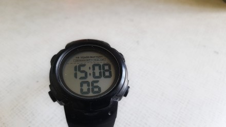 Наручные электронные часы Skmei 1560 Black (противоударные, водостойкие). 
Функ. . фото 3