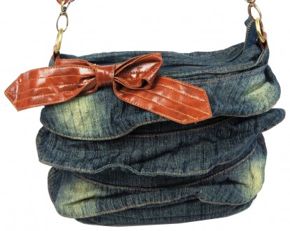 Женская сумка Fashion jeans bag темно-синяя Jeans6012 navy
Описание:
	Сумка закр. . фото 4