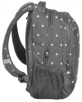 Молодежный городской рюкзак 22L PASO серый 18-2808GT16
Описание:
	Контрастный ло. . фото 3
