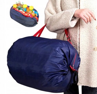 Складная сумка шоппер для покупок Edibazzar синий 7553772175160 blue
Описание то. . фото 3