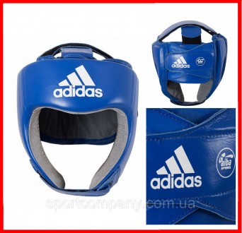 Шлем боксерский Adidas Aiba с лицензией для бокса и единоборств профессиональный. . фото 2
