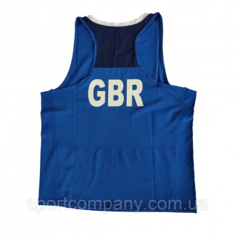 Боксерская форма Adidas синяя женская Olympic Woman GBR для соревнований для бок. . фото 6