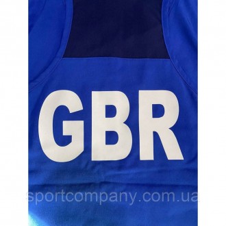 Боксерская форма Adidas синяя женская Olympic Woman GBR для соревнований для бок. . фото 5