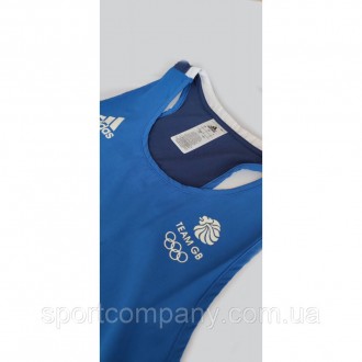 Боксерская форма Adidas синяя женская Olympic Woman GBR для соревнований для бок. . фото 8