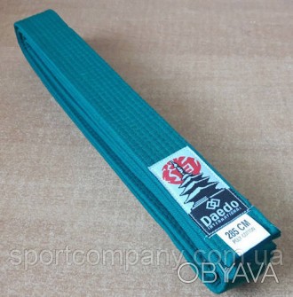 Пояс кимоно зеленый Daedo 285 см для тхеквондо карате дзюдо теквондо боевых един. . фото 1