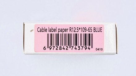 Специальные желтые стикеры-этикетки для маркировки кабелей для ручного принтера . . фото 5