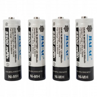 ЗАРЯДНИЙ ПРИСТРІЙ JIABAO JB-212 + 4 АКУМУЛЯТОРИ AA 5500 MAH ДЛЯ АКУМУЛЯТОРІВ AA/. . фото 4