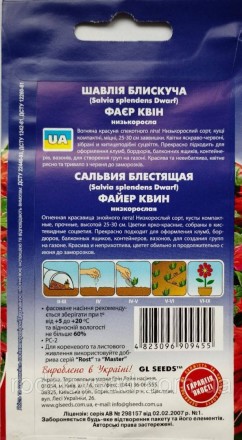 Шалфей Фаер Квин - замечательное растение с яркими цветами, которое добавляет св. . фото 3