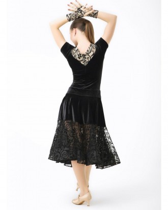 Платье рейтинговое (бейсик) с V - образным вырезом, юбка комбинированная. По низ. . фото 4