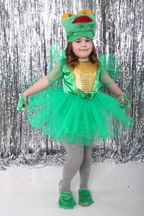 Дитячий карнавальний костюм "Жаба"
Параметры: Довжина ліфа по спинці — 25.5 см, . . фото 7