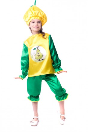 Детский карнавальный костюм "Груша"
 Костюм состоит из: рубашки с изображением ф. . фото 2
