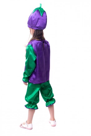 Дитячий карнавальний костюм " Баклажан "
Костюм складається з: сорочки з зображе. . фото 6