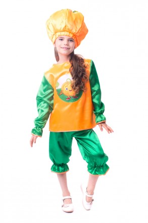 Детский карнавальный костюм "Тыквы"
 Костюм состоит из: рубашки с изображением о. . фото 2