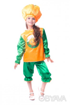 Детский карнавальный костюм "Тыквы"
 Костюм состоит из: рубашки с изображением о. . фото 1