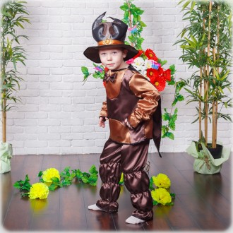 Детский карнавальный костюм "Жука"
 Параметры: Длина рубашки - 44 см, Обхват гру. . фото 4