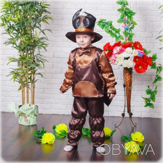 Детский карнавальный костюм "Жука"
 Параметры: Длина рубашки - 44 см, Обхват гру. . фото 1