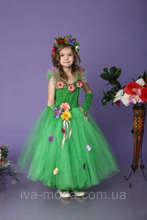 Детский карнавальный костюм "Весны"
 Параметры изделия: длина платья - 87 см, дл. . фото 4