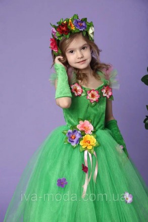 Детский карнавальный костюм "Весны"
 Параметры изделия: длина платья - 87 см, дл. . фото 5