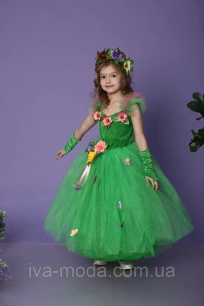 Детский карнавальный костюм "Весны"
 Параметры изделия: длина платья - 87 см, дл. . фото 6