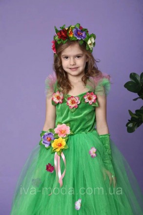 Детский карнавальный костюм "Весны"
 Параметры изделия: длина платья - 87 см, дл. . фото 3