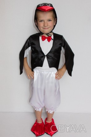 Дитячий карнавальний костюм для хлопчика «ПІНГВІН»
Основна тканина: атлас
Оздобл. . фото 1