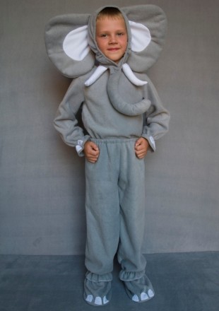 Детский карнавальный костюм «СЛОНИК»
Основная ткань: флис
Отделочная ткань: фран. . фото 2