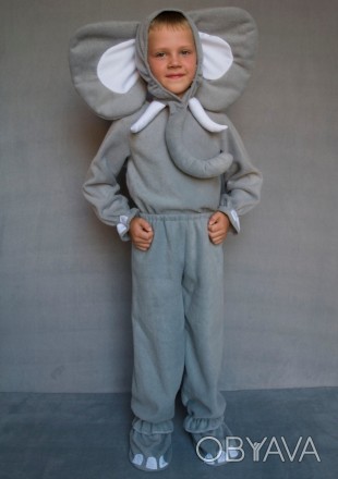 Детский карнавальный костюм «СЛОНИК»
Основная ткань: флис
Отделочная ткань: фран. . фото 1