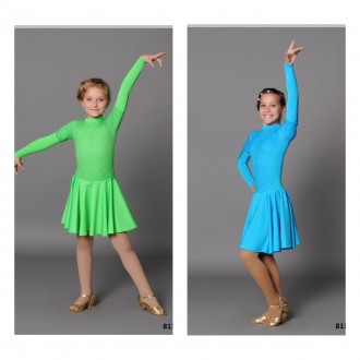 Рейтинговое платье для спортивных бальных танцев. (Юбка пришита к купальнику).
. . фото 13