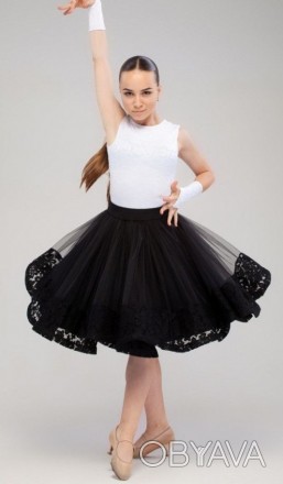 Рейтинговое платье "Блюз" №857 с перчатками. Купальник + юбка.На фото . . фото 1