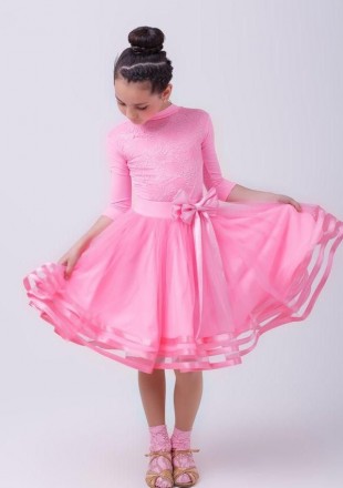 Рейтинговое платье (бейсик) для выступлений, юбка двойная.
Если нужного размера. . фото 7