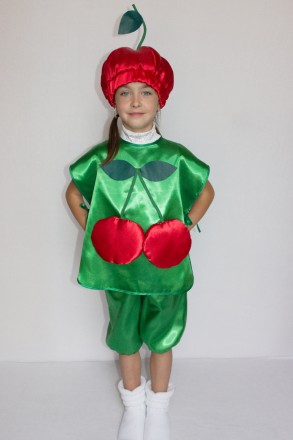 Дитячий маскарадний костюм "Вишня"
 Костюм складається з: жилета з зображенням я. . фото 2