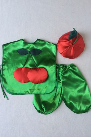 Детский маскарадный костюм "Вишня"
 Костюм состоит из: жилета с изображением яго. . фото 5