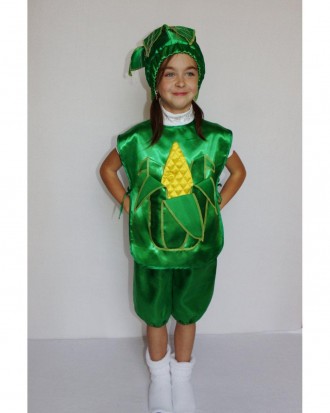 Детский карнавальный костюм "Кукуруза"
 Костюм состоит из: жилета с изображением. . фото 2