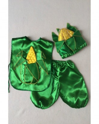 Детский карнавальный костюм "Кукуруза"
 Костюм состоит из: жилета с изображением. . фото 5