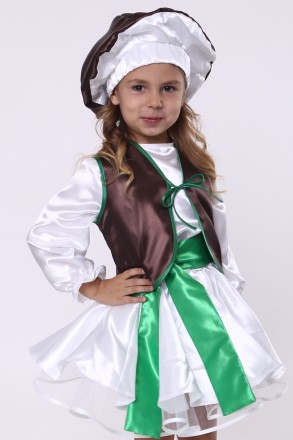 Детский маскарадный костюм "Гриб Боровик"
Костюм состоит из: головной убор, руба. . фото 2