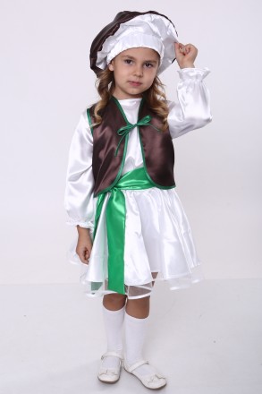 Детский маскарадный костюм "Гриб Боровик"
Костюм состоит из: головной убор, руба. . фото 4
